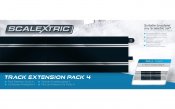 Scalextric C8526 - Track Extension Pack 4 - Straights x4