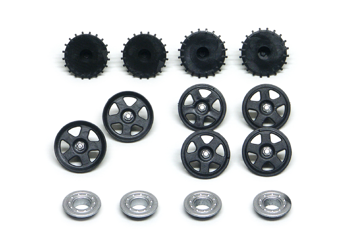 Slot.it PA53 - Wheel Inserts - Lancia LC2-85 type - for 15.8/16.5mm wheels - pack of 4