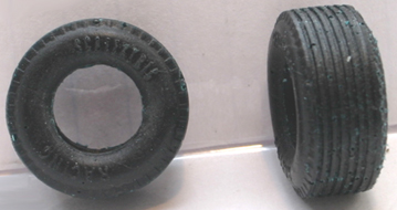 Ortmann ORT28A tires for Scalextric NASCAR, low profile