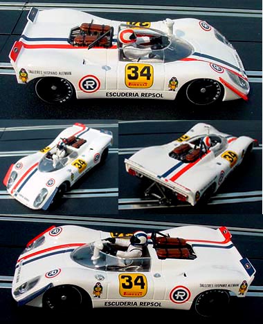 Fly C17 Porsche 908 Team Repsol 1971 Motor FC130 endbell drive