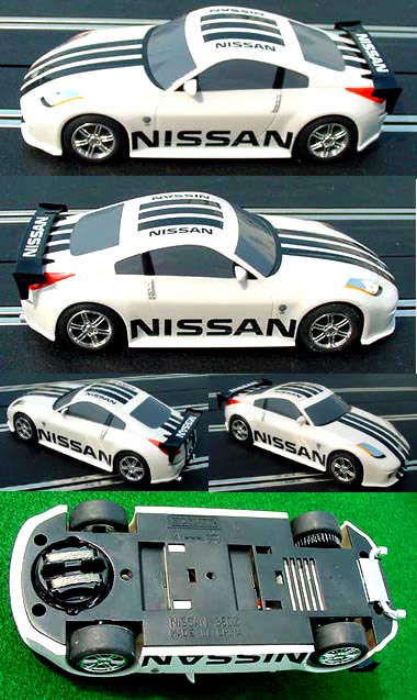 Scalextric C2736 Nissan 350Z drift / race car, white