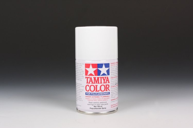 WHITE - 100mL spray can - Tamiya PS-1