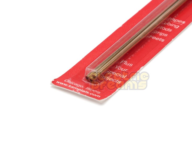 K&S KS8126 - Brass Tube - 3/32 - pack of 3