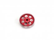 MR Slotcar MR6337 - Sidewinder Gear - 37T - 19.0mm diameter - Red Ergal - for Fly/Scalextric