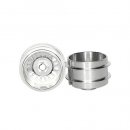 Staffs 145 - Silver Alloy Wheels - BBS-Style Deep Dish - 16.9 x 10mm - Air System - pair