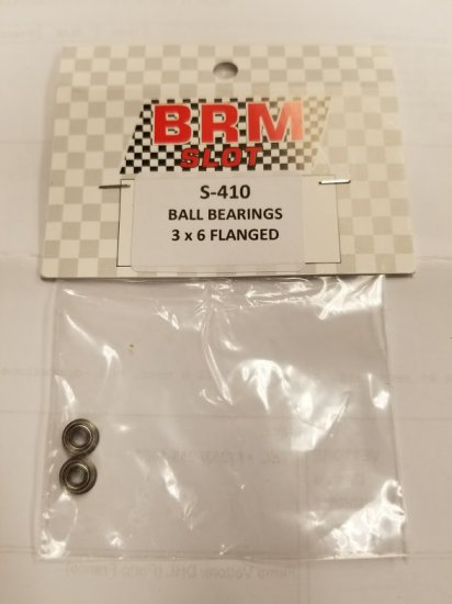 Revo Slot RS-410 - Steel Bearings - 6mm - for 3mm axles - pair