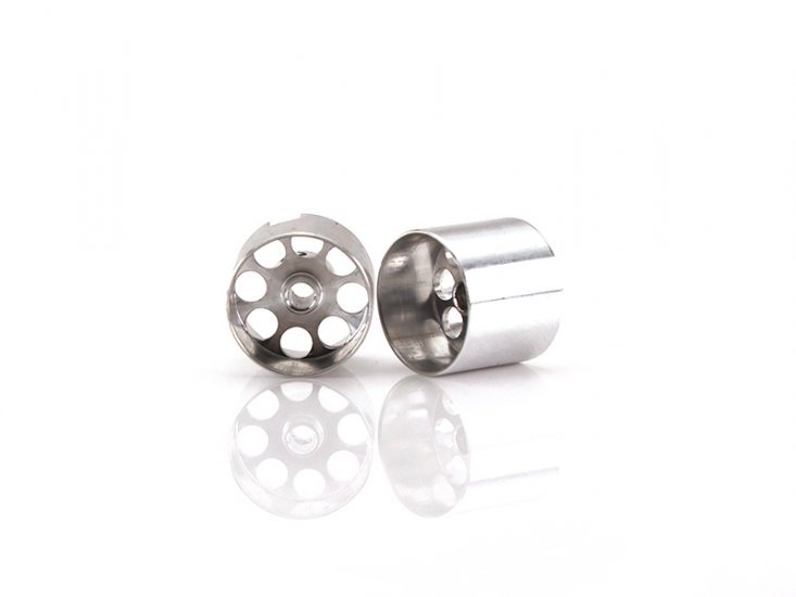 MR Slotcar MR7041 - Ergal Aluminum Wheels - for Sponge Tires - 13.2 x 11mm - pair