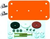 Professor Motor PMTR2088 - Track Wiring Panel with Alligator Hookups - ORANGE