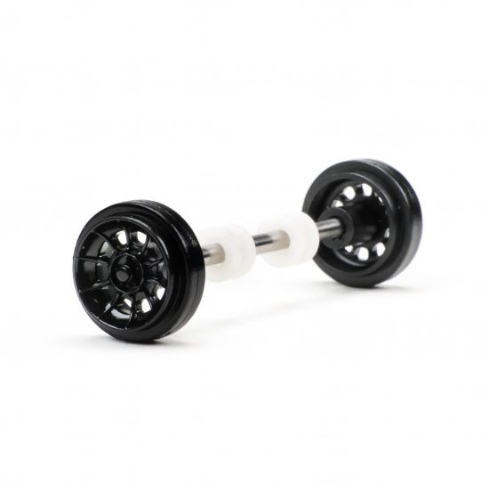 Pioneer AA203112 - Front Axle Assembly, Black 'Vector' American Racing Wheels