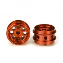 Staffs 159 - Orange Alloy Wheels - Classic - 15.8 x 10mm - Air System - Drilled - pair