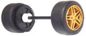 Sloting Plus SP40216009 - Universal Front Wheels - Press-on Plastic - 16 x 9mm - pair