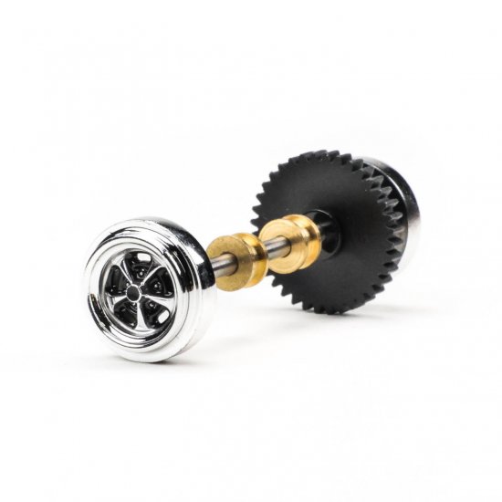 Pioneer AA205631 - Rear Axle Assembly, Crager Mag Wheels, Chrome