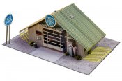 Photo Real BK3210 - COMMERCIAL STEEL GARAGE Building Kit - 1/32nd scale