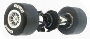 Sloting Plus SP40216009 - Universal Front Wheels - Press-on Plastic - 16 x 9mm - pair