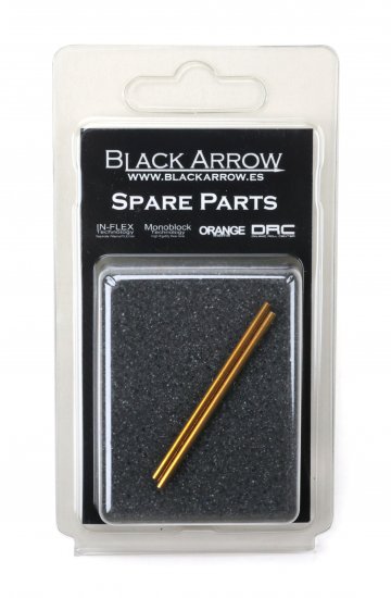 Black Arrow BAAX55B - Steel Axle - 55mm - with Golden Treatment - pair