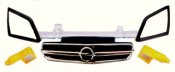 W9191 Mirrors & grille for C2592 Opel Vectra DTM car