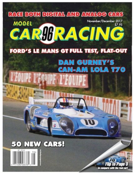 MCR96 Model Car Racing magazine November/December 2017