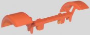 W10447 Front fenders for Lotus/Caterham 7, orange
