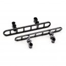 Pioneer BP205121 - Legends Racers Bumper, Front/Rear, Black, pack of 2