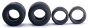 Sloting Plus SP40216009 - Universal Front Wheels - Press-on Plastic - 16 x 9mm - pair