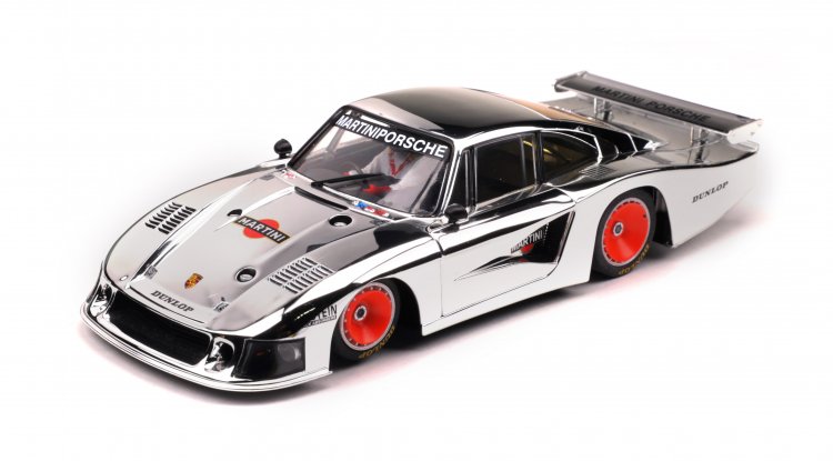 Racer Sideways SWLE02 - Porsche 935/78 "Moby Dick" Martini - Chrome - LIMITED EDITION