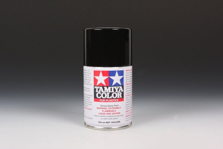BLACK - 100mL spray can - Tamiya TS-14
