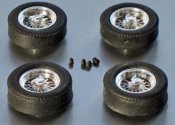 Proto Slot SR12 Wheel and tire set for CB062 Aston Martin DBR1