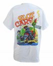 ETS-8 - "Slot Cars Rule" by Bob Hardin - White Shirt with Color Art - MEDIUM