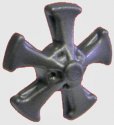 Sloting Plus SP40216009 - Universal Front Wheels - Press-on Plastic - 16 x 9mm - pair