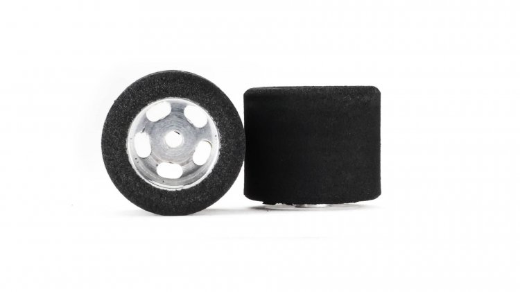 H&R HR1207 - Wheel/Tire Combo - 27 x 21mm - Hard Foam Tires - 5-Slot Aluminum Wheels