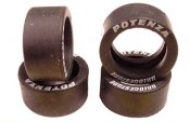 Sloting Plus SP40216009 - Universal Front Wheels - Press-on Plastic - 16 x 9mm - pair
