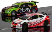 Scalextric C3694A British Touring Car Champs 2014& 2015 BMW 125 Series 1 &Honda Civic