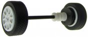 Sloting Plus SP40216009 - Universal Front Wheels - Press-on Plastic - 16 x 9mm - pair