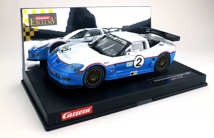 Carrera 20205 Corvette C6R blue/white (C) - Click Image to Close