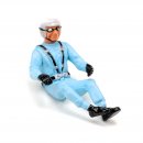 Pioneer FD201546 - Painted Driver Figure, White Helmet/Blue Suit/Black Belts