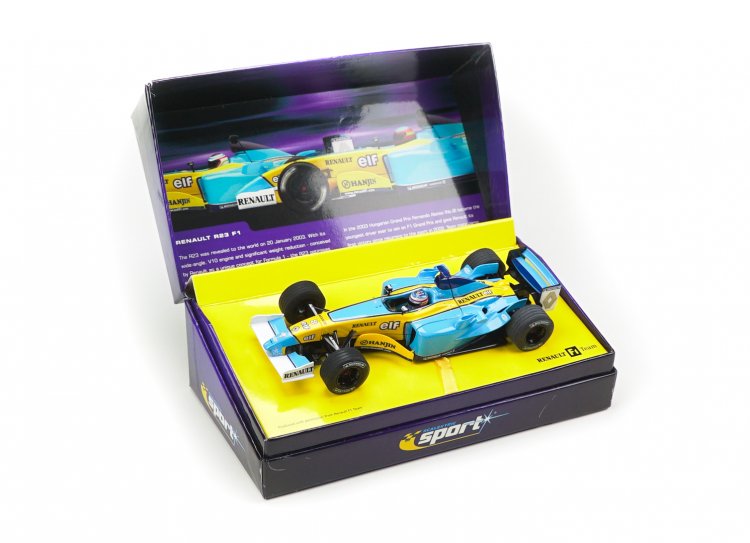 Scalextric C2398A F1 Renault R23 2003 Fernando Alonso with