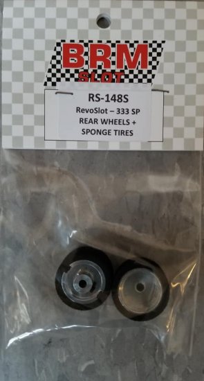 Revo Slot RS-148S - Ferrari 333SP - Aluminum Rear Wheels + Sponge Tires