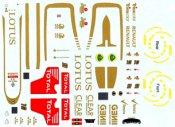 Allslotcar GP016 Decal sheet, Raikkonen / Grosjean