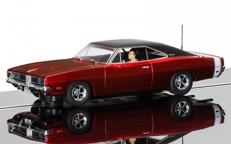 Scalextric C3652 - '69 Dodge Charger - Candy Red - Road Version - Click Image to Close