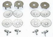 Top Slot 4012B Classic wheel inserts, set of 4, 1/24 scale