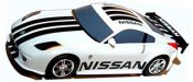 Scalextric C2736 Nissan 350Z drift / race car, white (C)