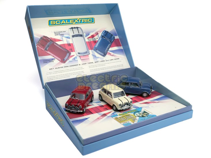 Scalextric C2921A - The Italian Job - Mini Cooper - Triple Set