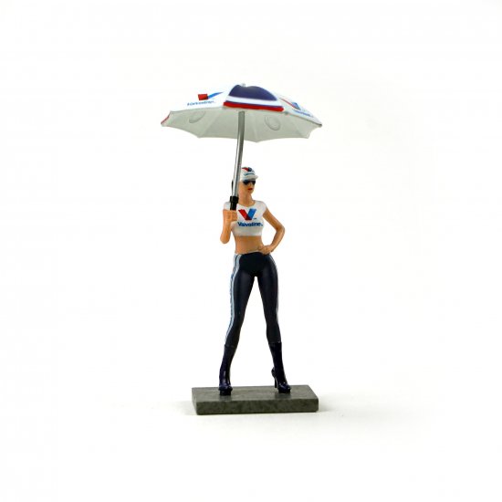 Sideways SWFIG-013 - Valvoline Pit Girl with Umbrella - Click Image to Close
