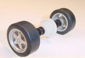 Sloting Plus SP40216009 - Universal Front Wheels - Press-on Plastic - 16 x 9mm - pair