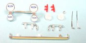 Sloting Plus SP40216009 - Universal Front Wheels - Press-on Plastic - 16 x 9mm - pair