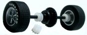 Sloting Plus SP40216009 - Universal Front Wheels - Press-on Plastic - 16 x 9mm - pair