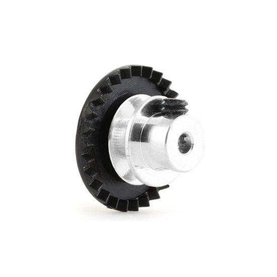 NSR 2006327AL - 27T Plastic Crown Gear w/ Aluminum Hub - for 2mm axles