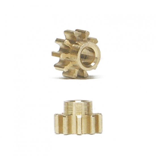 NSR 6810 - 10T Inline Brass Pinion - 5.5mm - Ultralight - pack of 2 - Click Image to Close