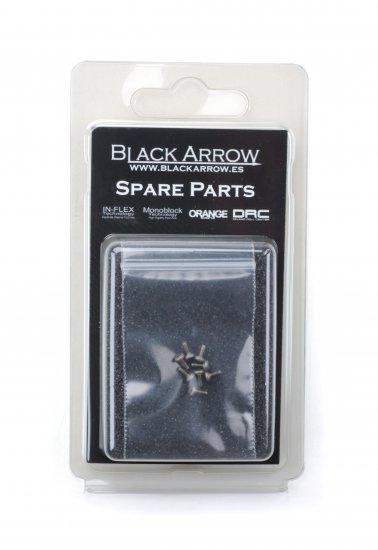 Black Arrow BASC03A - T6 Titanium Guide- & Motor-Mounting Screws - M2 x 4mm - pack of 8