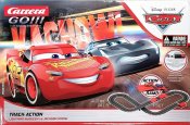 Carrera GO! 63516 - DISNEY/PIXAR CARS - TRACK ACTION - Battery-Operated - 1/43 scale race set